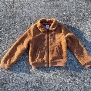 GAP Kids Tan Sherpa Jacket